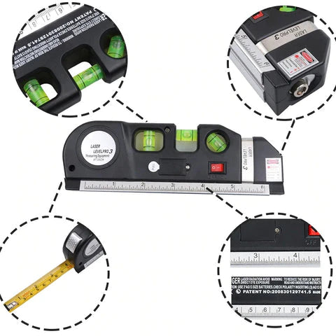 Nivel Laser Con Metro - Multiproposito