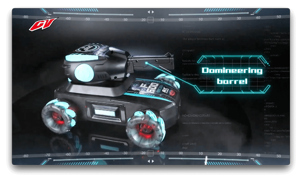 CARRO TANQUE DE COMBATE A CONTROL REMOTO - Bora