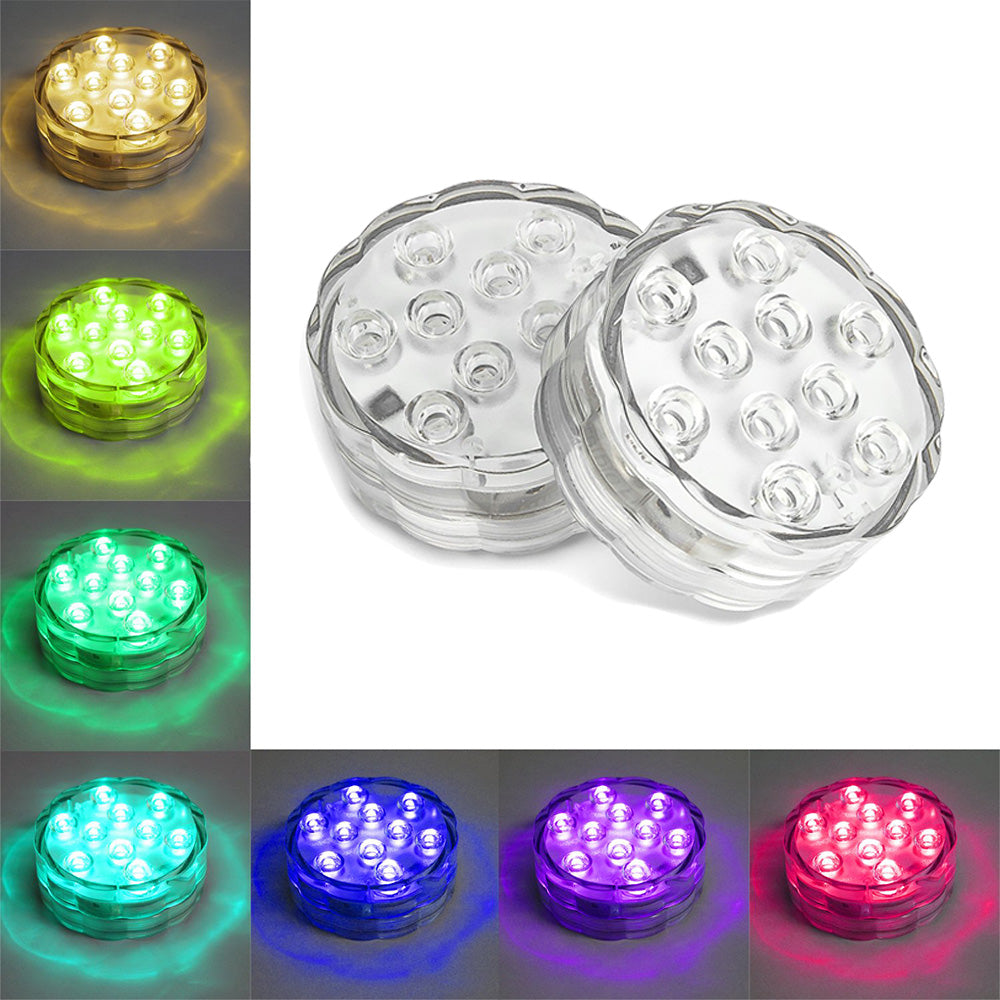 LUZ LED SUMERGIBLE CON CONTROL REMOTO PARA PISCINAS