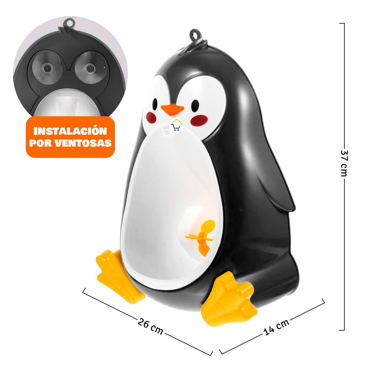 Peety - Orinal en Forma de Animales Para Niños 360
