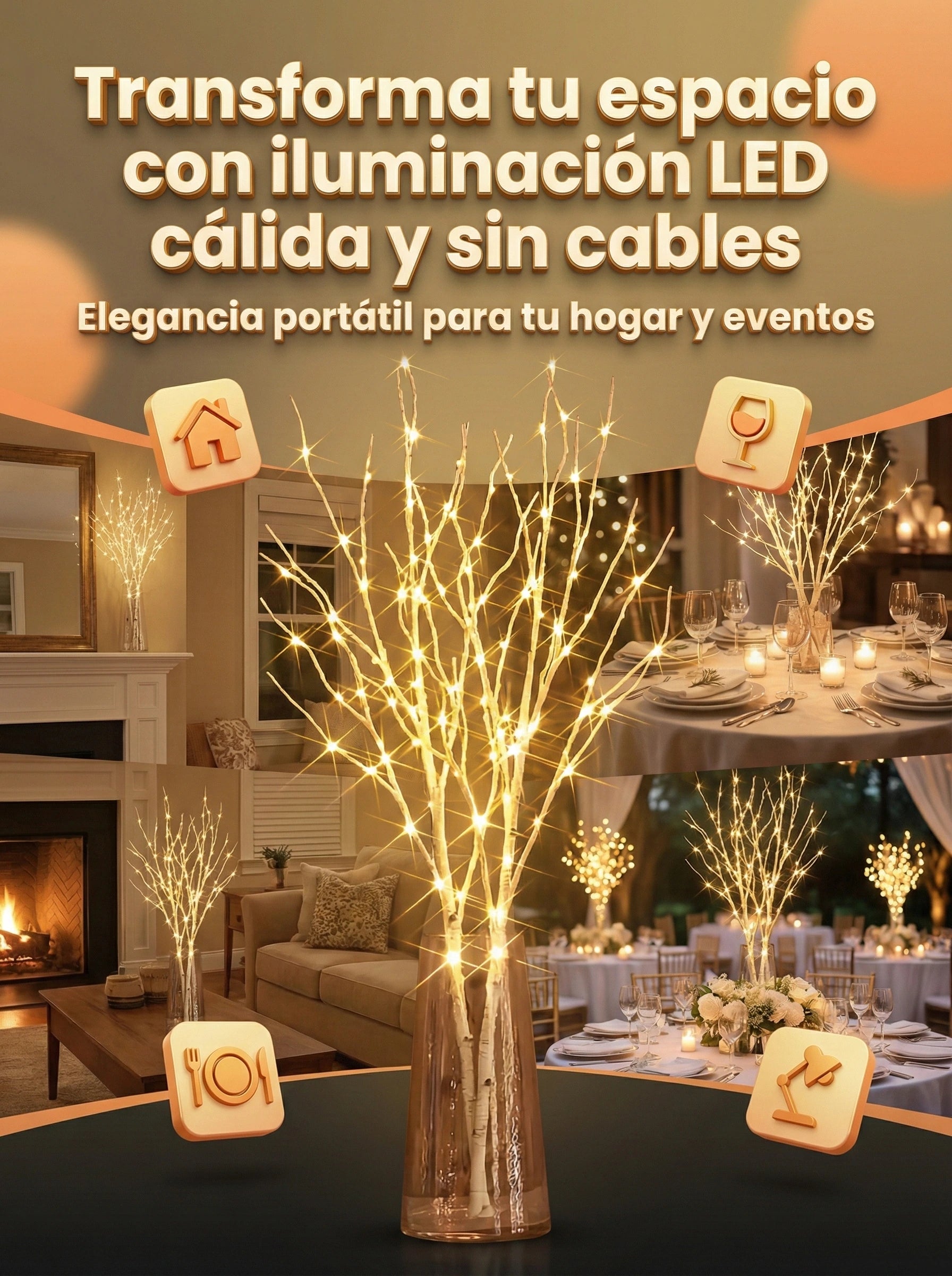 Ramas Decorativas LED v2026