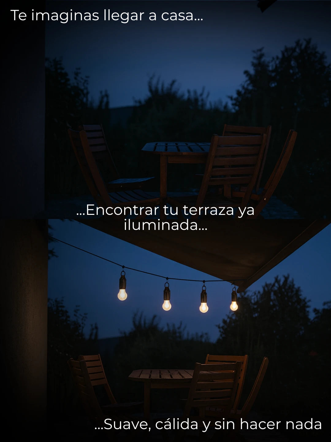 Lampara Colgante Recargable - ClariSol