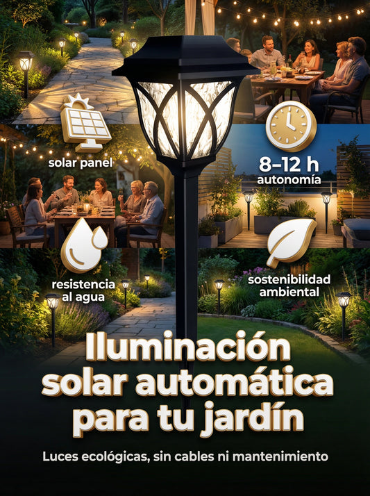 Lampara Solar Jardin