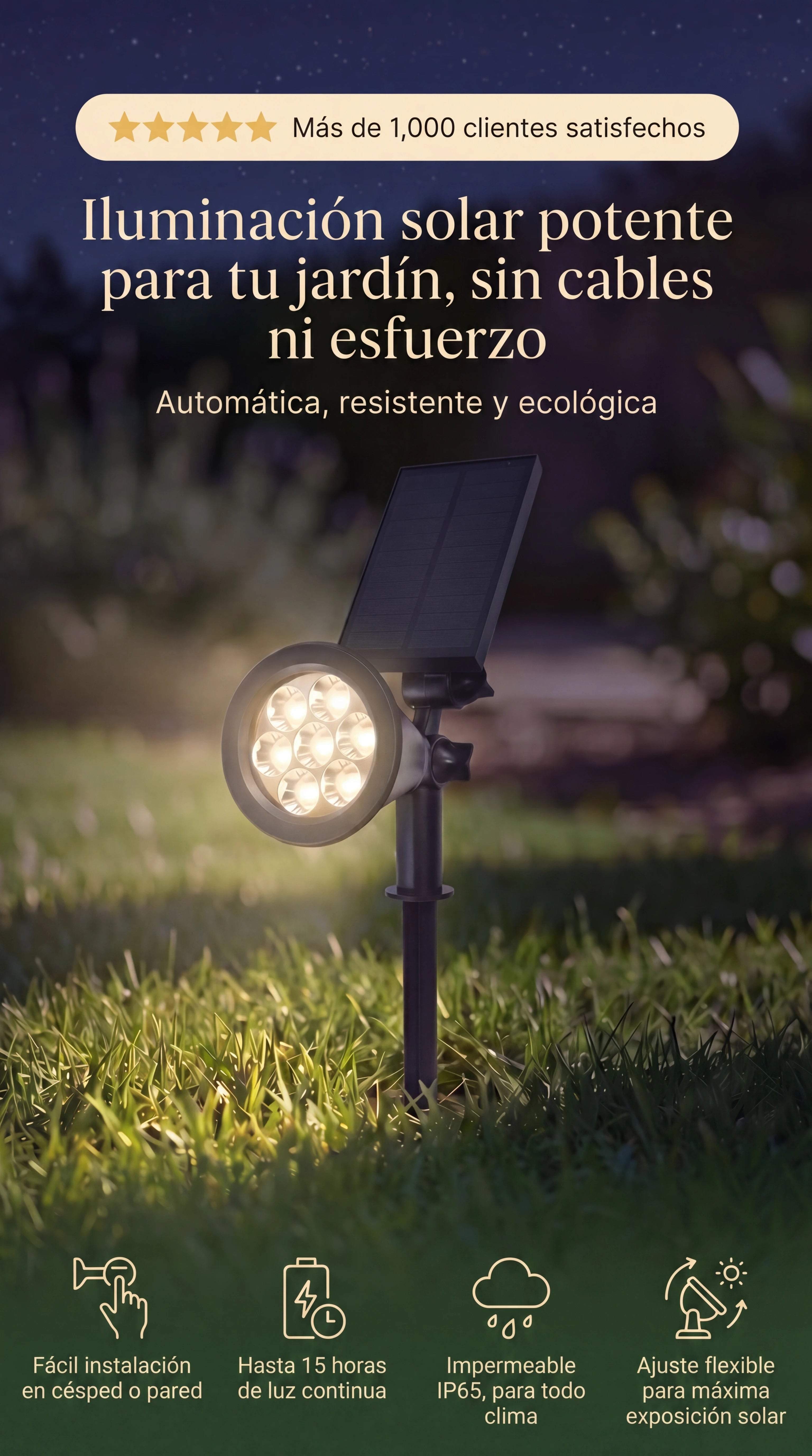 Lampara Solar 8042 v2026