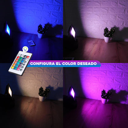 REFLECTOR LED MULTICOLOR RGB IMPERMEABLE WT60020