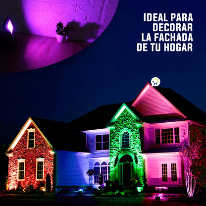 REFLECTOR LED MULTICOLOR RGB IMPERMEABLE WT60020
