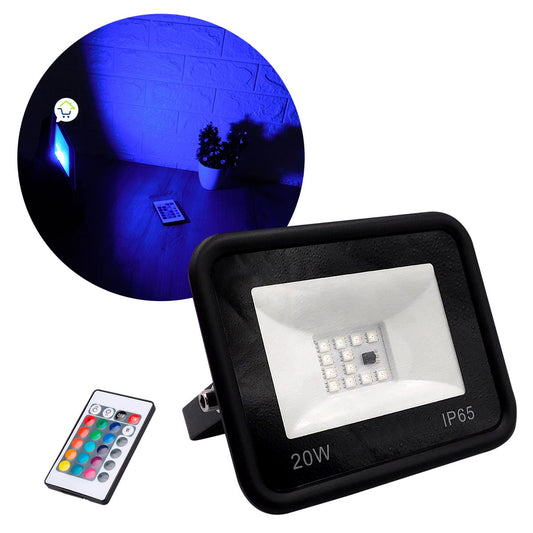 REFLECTOR LED MULTICOLOR RGB IMPERMEABLE WT60020